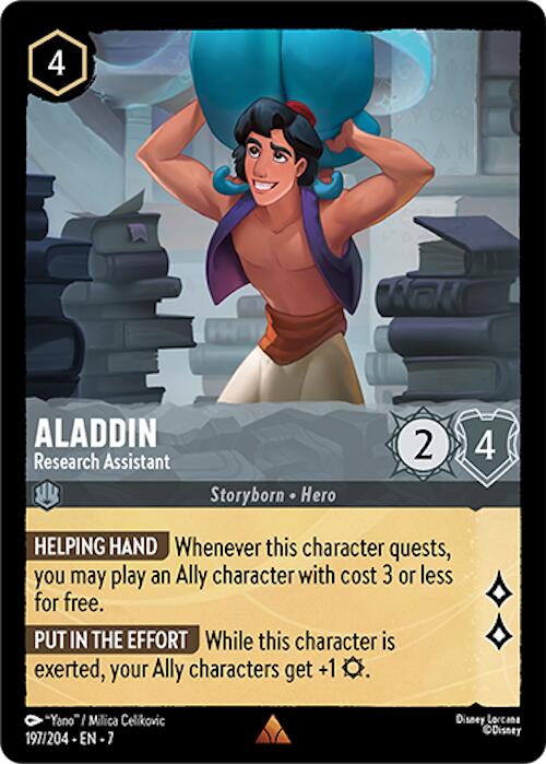 Aladdin - Research Assistant (197/204) [Archazia's Island] | Good Games Morley