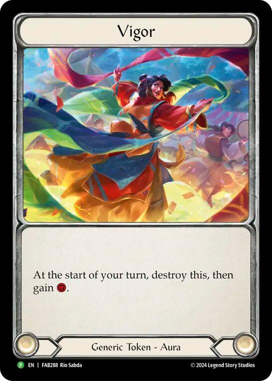 Vigor [FAB288] (Promo)  Cold Foil | Good Games Morley