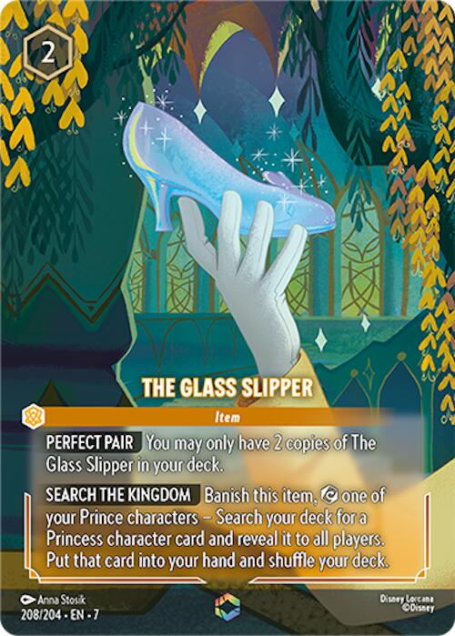 The Glass Slipper (Enchanted) (208/204) [Archazia's Island] | Good Games Morley