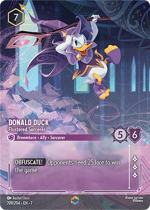 Donald Duck - Flustered Sorcerer (Enchanted) (209/204) [Archazia's Island] | Good Games Morley