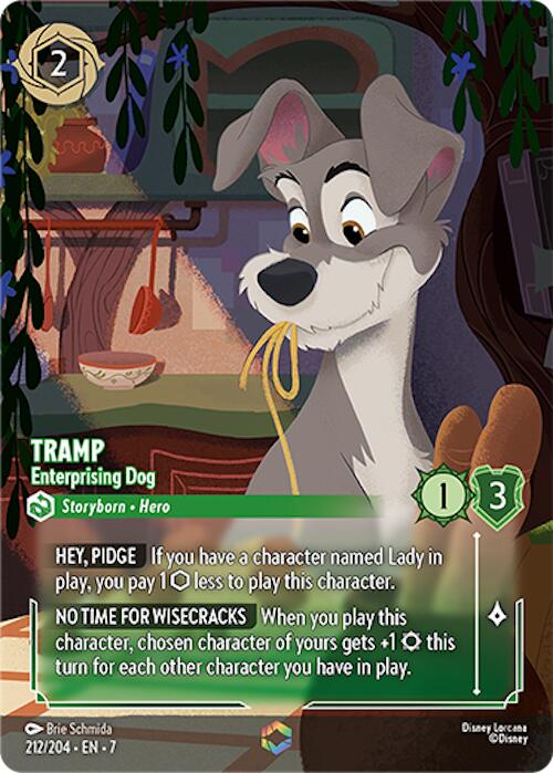 Tramp - Enterprising Dog (Enchanted) (212/204) [Archazia's Island] | Good Games Morley