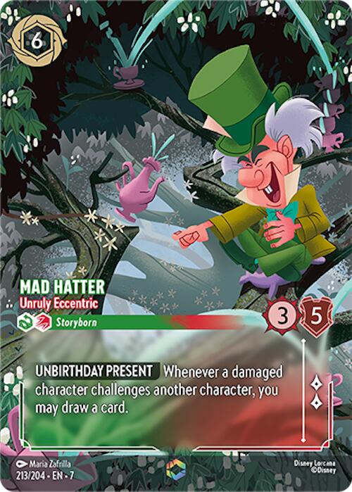Mad Hatter - Unruly Eccentric (Enchanted) (213/204) [Archazia's Island] | Good Games Morley