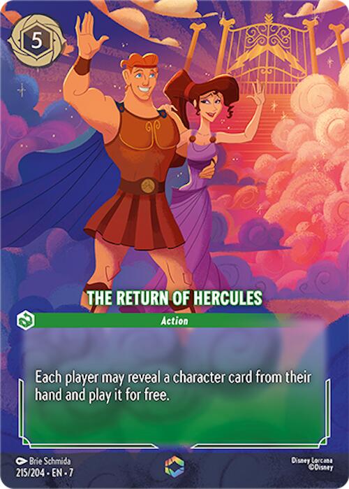 The Return of Hercules (Enchanted) (215/204) [Archazia's Island] | Good Games Morley