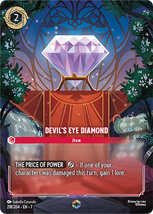 Devil's Eye Diamond (Enchanted) (218/204) [Archazia's Island] | Good Games Morley