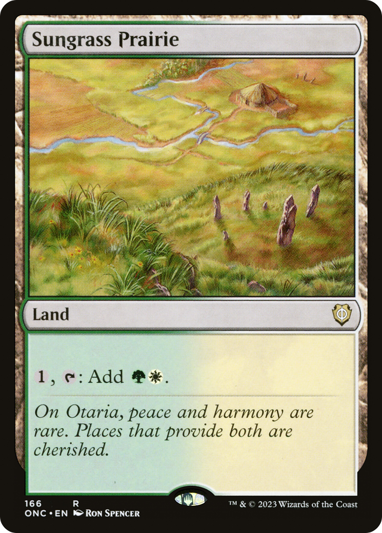 Sungrass Prairie [Phyrexia: All Will Be One Commander] | Good Games Morley