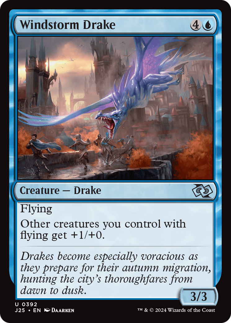 Windstorm Drake [Foundations Jumpstart] | Good Games Morley
