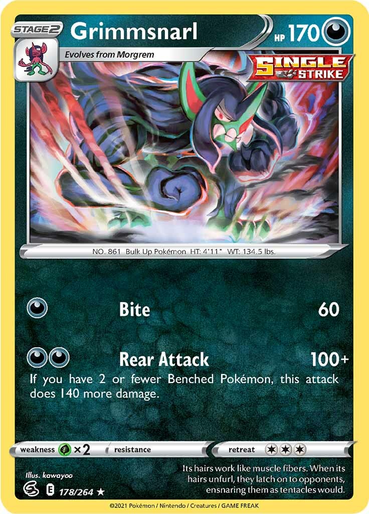 Grimmsnarl (178/264) [Sword & Shield: Fusion Strike] | Good Games Morley