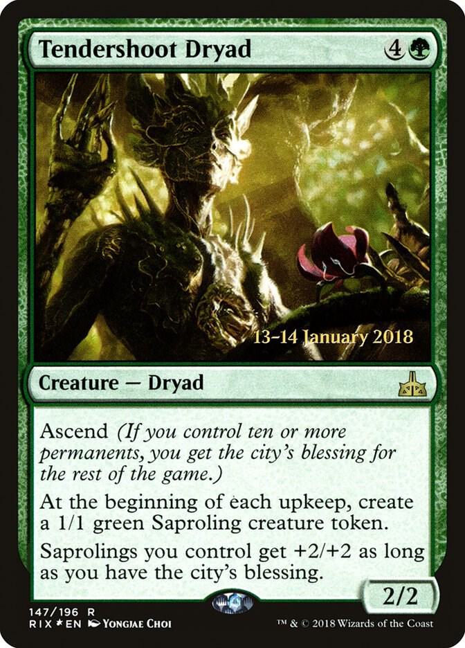Tendershoot Dryad 147s/98 (Prerelease Cards)  - Foil | Good Games Morley