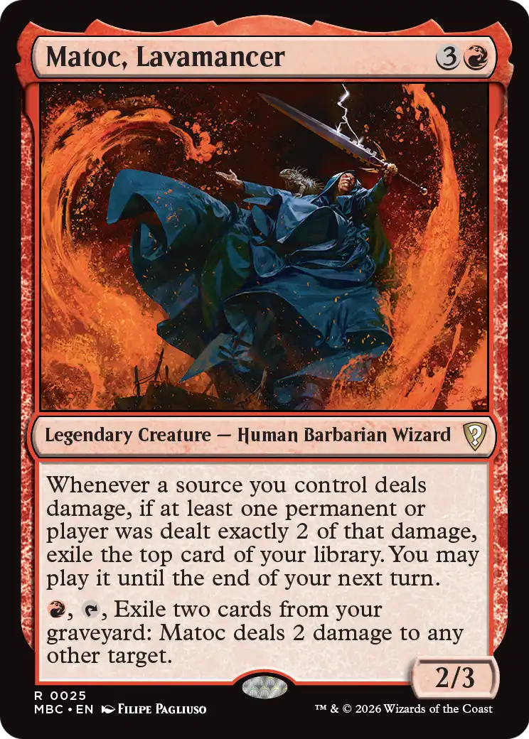 Matoc, Lavamancer [Mystery Booster: Commander Edition] | Good Games Morley