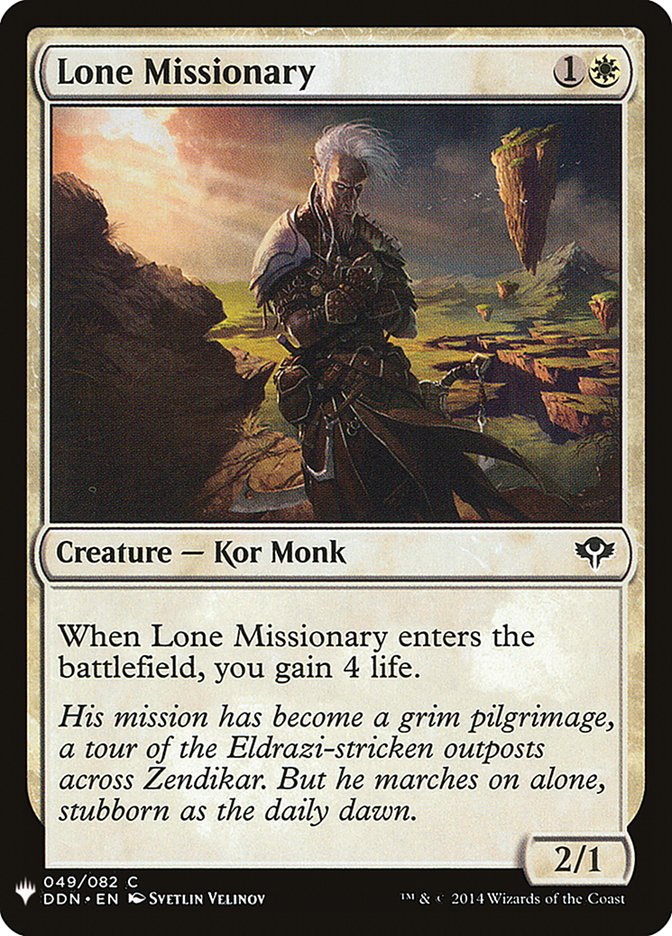 Lone Missionary [Mystery Booster] | Good Games Morley
