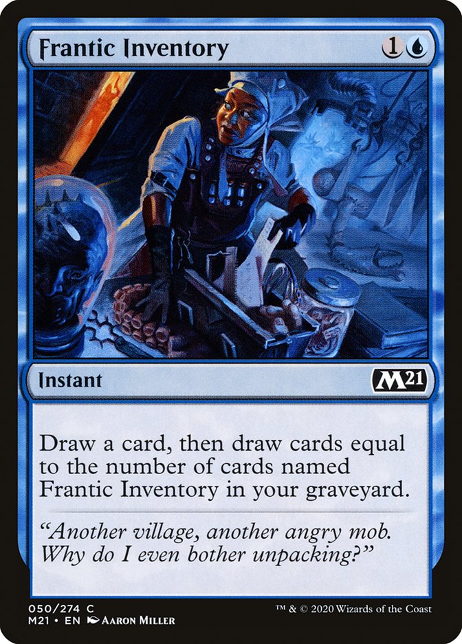 Frantic Inventory 50/274 (Core Set 2021)  | Good Games Morley