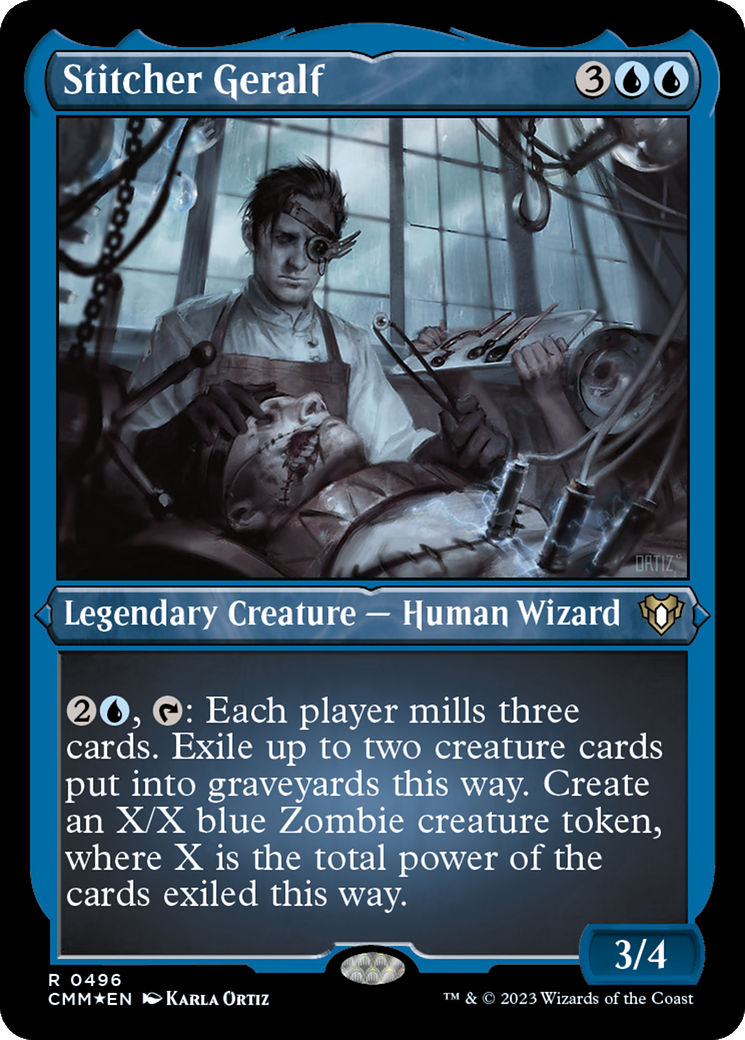 Stitcher Geralf (Foil Etched) [Commander Masters] | Good Games Morley