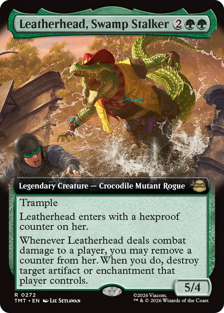 Leatherhead, Swamp Stalker (Extended Art) [Teenage Mutant Ninja Turtles] | Good Games Morley