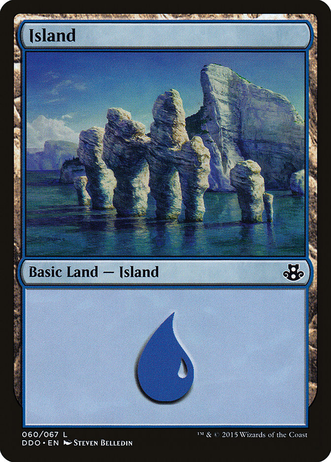 Island (60) [Duel Decks: Elspeth vs. Kiora] | Good Games Morley