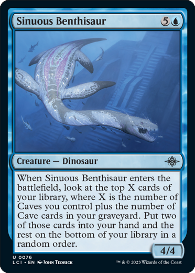 Sinuous Benthisaur [The Lost Caverns of Ixalan] | Good Games Morley