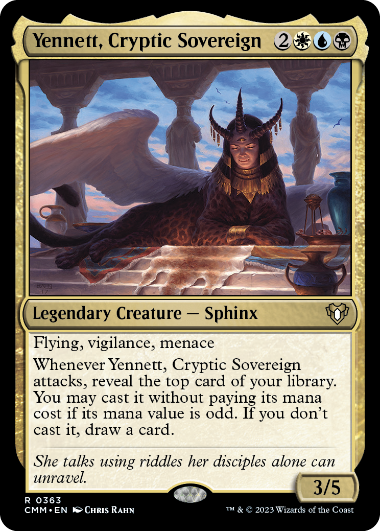 Yennett, Cryptic Sovereign [Commander Masters] | Good Games Morley