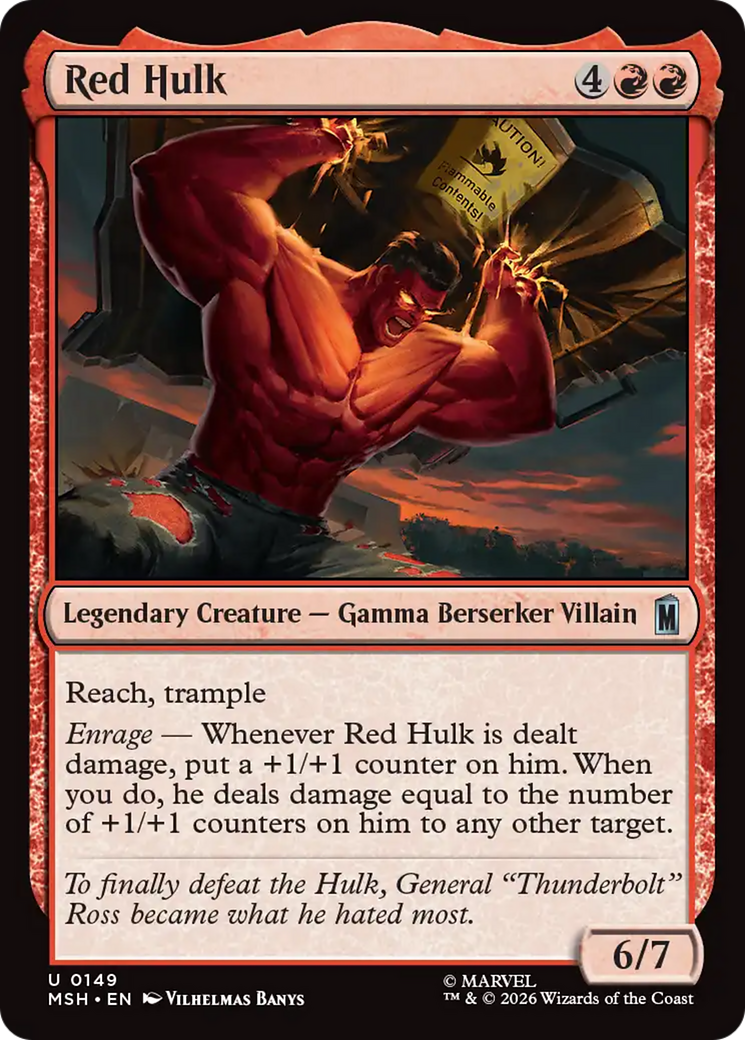 Red Hulk [Marvel Super Heroes] | Good Games Morley