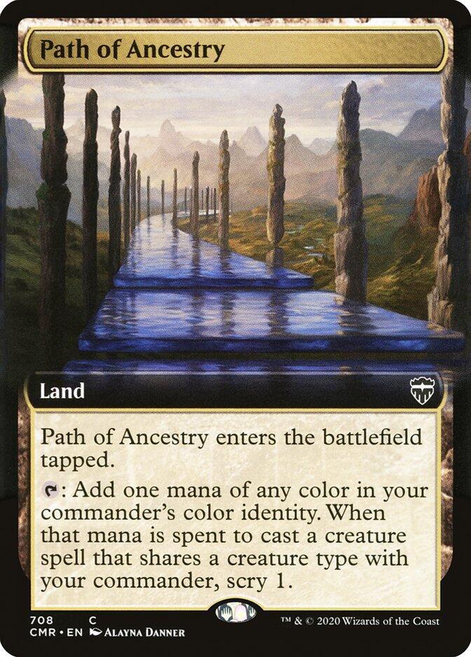 Path of Ancestry 708 (Commander Legends)  - Extended Art Foil | Good Games Morley