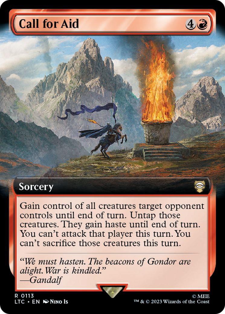 Call for Aid (Extended Art) [The Lord of the Rings: Tales of Middle-Earth Commander] | Good Games Morley