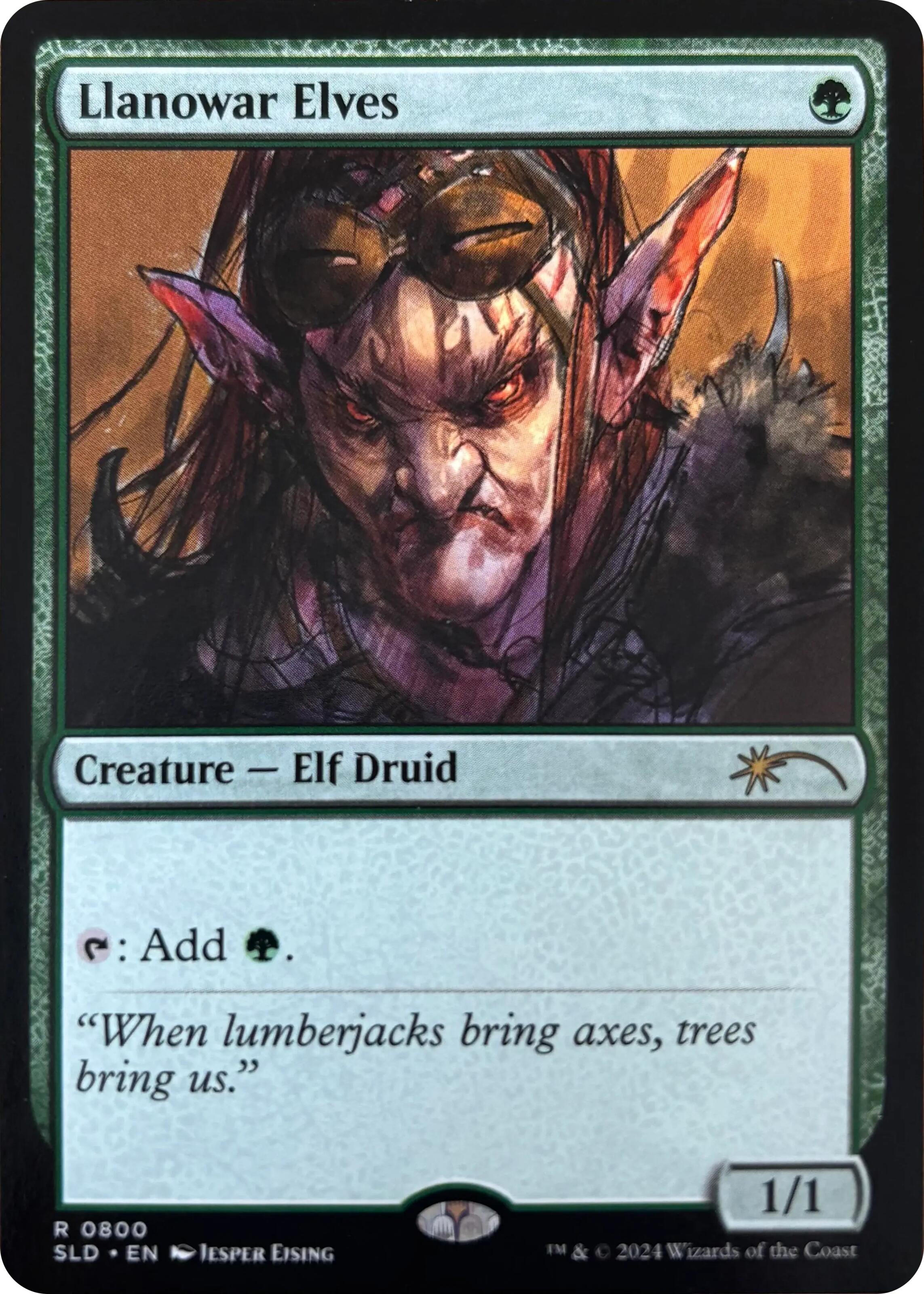 Llanowar Elves (0800) [Secret Lair Drop Series] | Good Games Morley