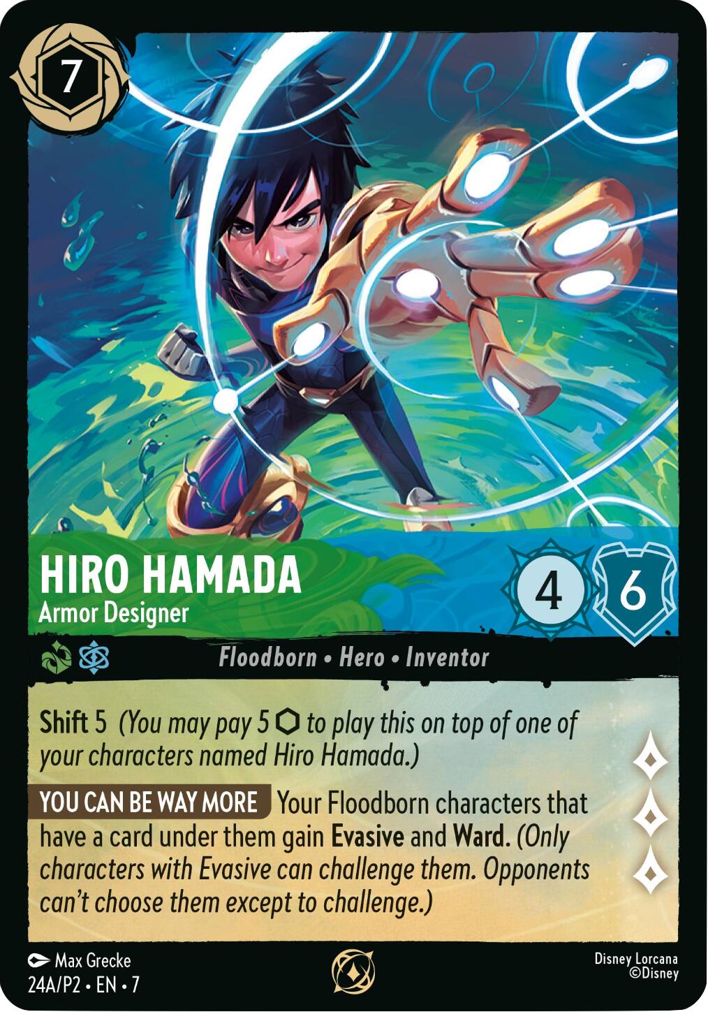 Hiro Hamada - Armor Designer (Store Championship) (Participant) (24) [Promo Cards] | Good Games Morley