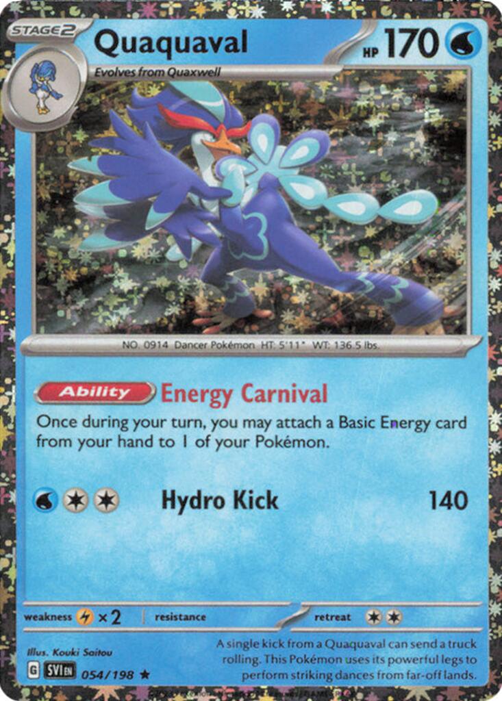 Quaquaval (054/198) (Sparkle Holo) [Miscellaneous Cards] | Good Games Morley