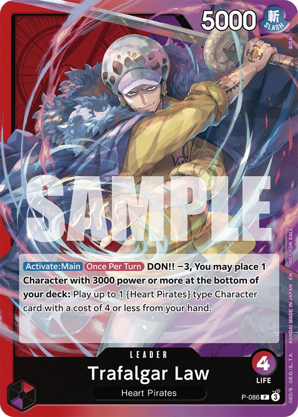 Trafalgar Law (OP10 Release Event) [One Piece Promotion Cards] | Good Games Morley