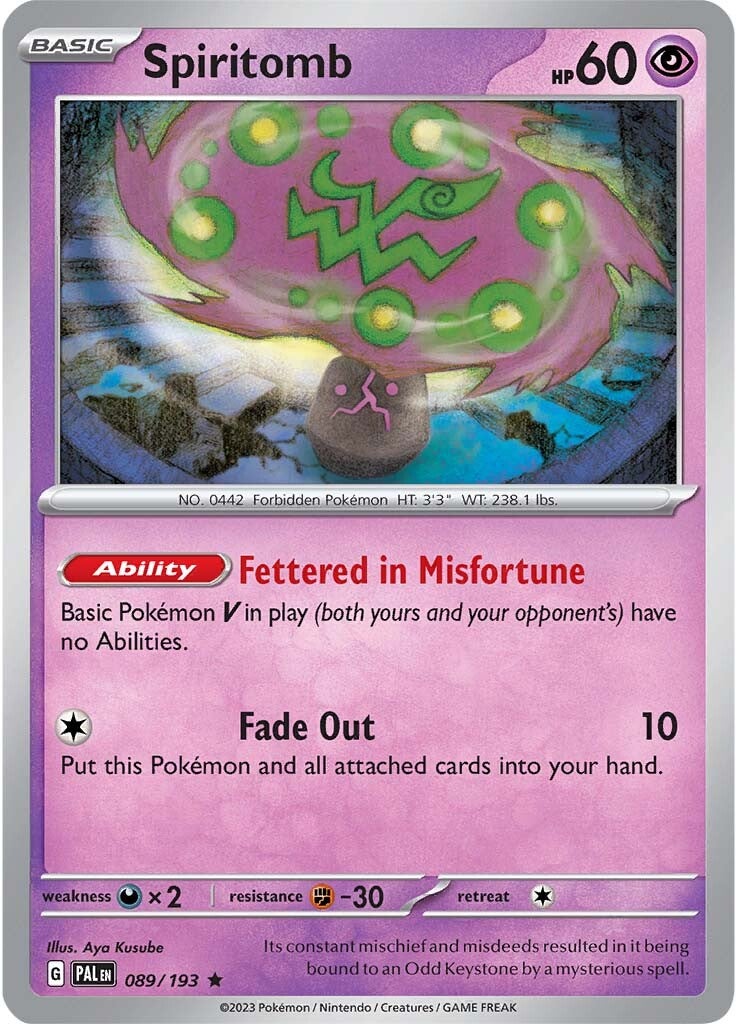 Spiritomb (089/193) [Scarlet & Violet: Paldea Evolved] | Good Games Morley