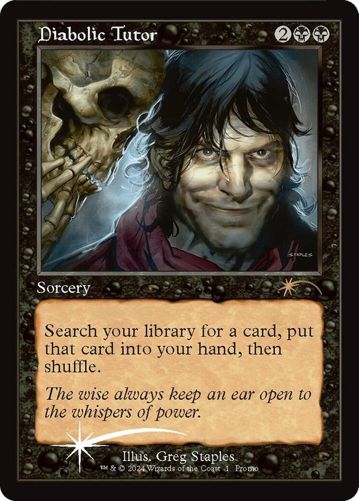 Diabolic Tutor 13/14 (WPN & Gateway Promos)  - Retro Foil | Good Games Morley