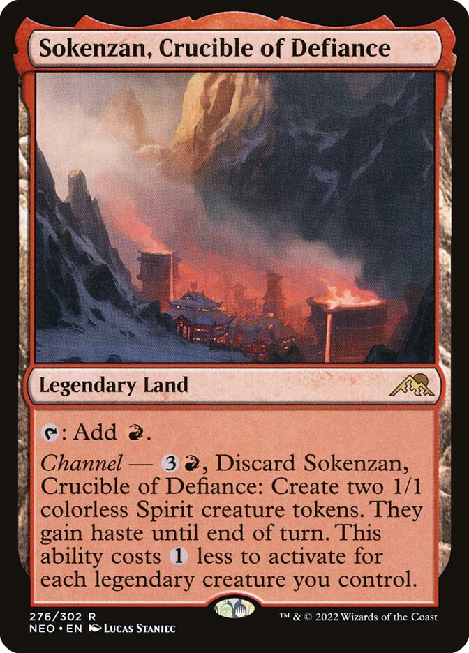 Sokenzan, Crucible of Defiance 276 (Kamigawa: Neon Dynasty)  - Foil | Good Games Morley
