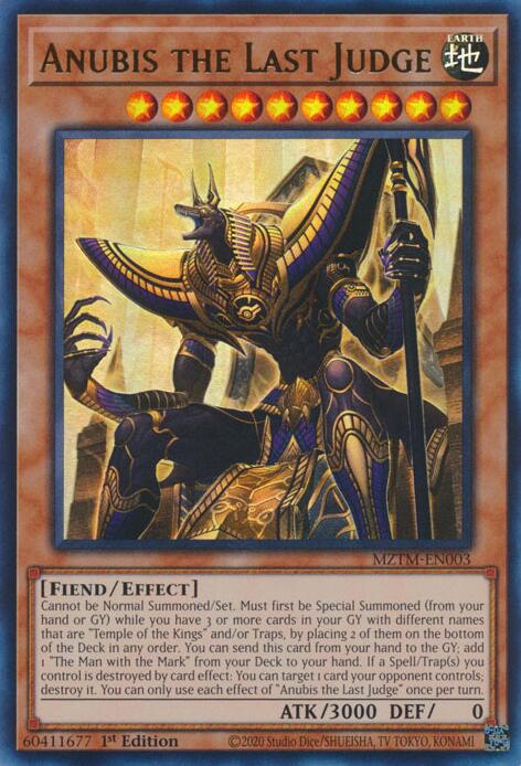 Anubis the Last Judge [MZTM-EN003] Ultra Rare | Good Games Morley