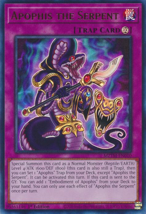 Apophis the Serpent [MZTM-EN010] Ultra Rare | Good Games Morley