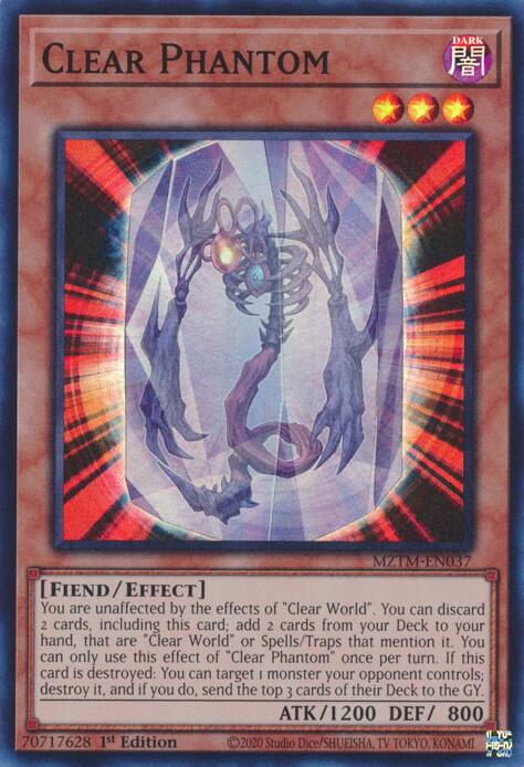 Clear Phantom [MZTM-EN037] Super Rare | Good Games Morley