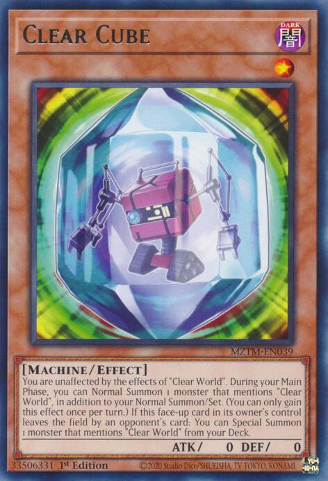Clear Cube [MZTM-EN039] Rare | Good Games Morley
