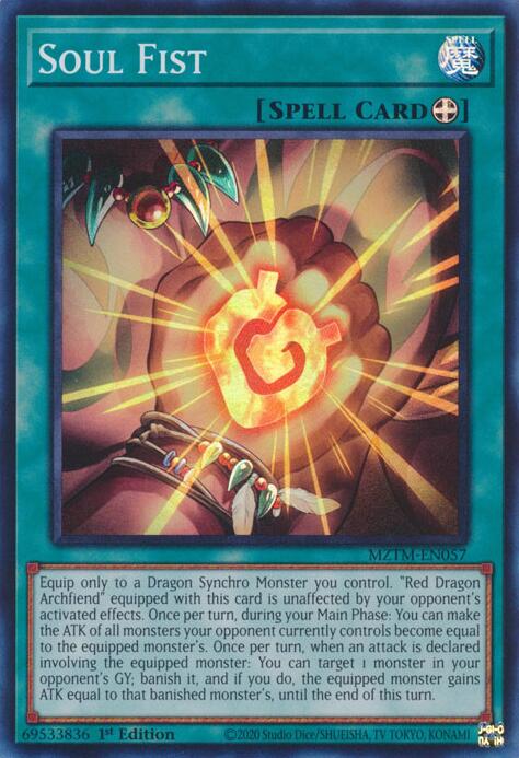 Soul Fist [MZTM-EN057] Super Rare | Good Games Morley