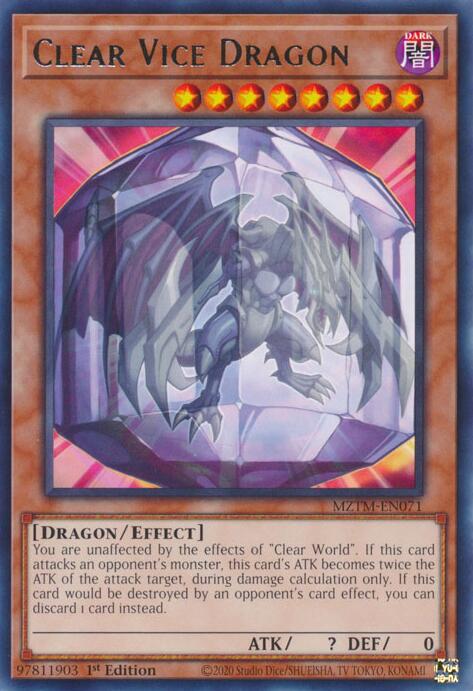 Clear Vice Dragon [MZTM-EN071] Rare | Good Games Morley