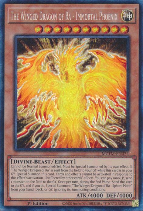 The Winged Dragon of Ra - Immortal Phoenix (Collector's Rare) [MZTM-EN074] Collector's Rare | Good Games Morley