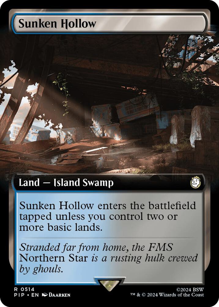 Sunken Hollow 514 (Universes Beyond: Fallout)  - Extended Art | Good Games Morley