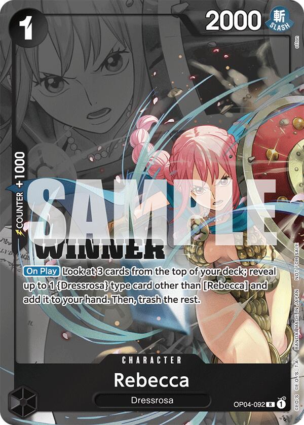 Rebecca (Winner Pack 2025 Vol. 2) [One Piece Promotion Cards] | Good Games Morley