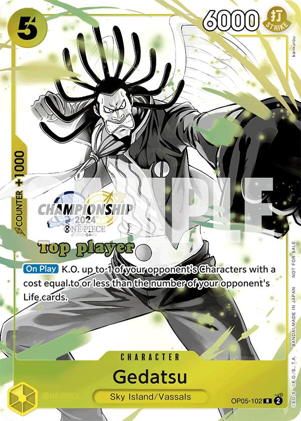 Gedatsu (Championship 2024 Top Player Pack Vol. 2) [One Piece Promotion Cards] | Good Games Morley