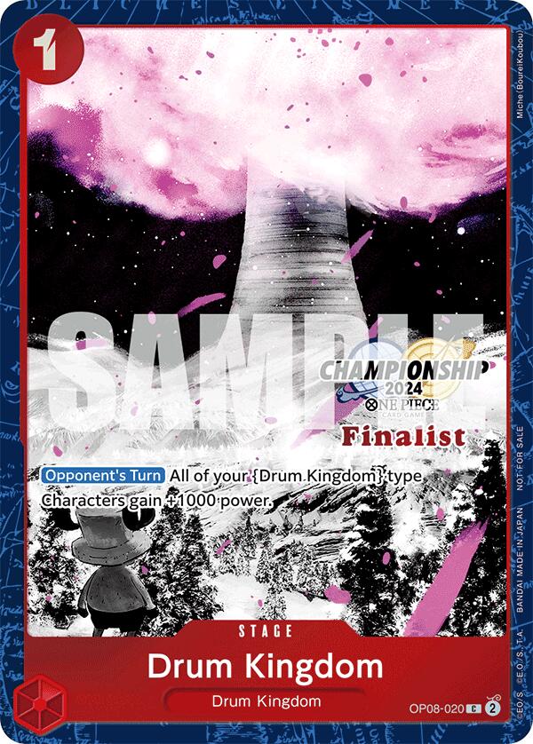 Drum Kingdom (Championship 2024 Card Set Vol. 2) [Finalist] [One Piece Promotion Cards] | Good Games Morley