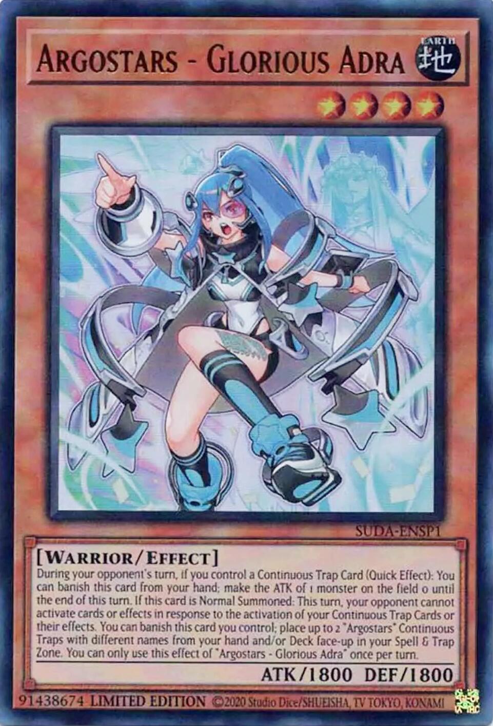 Argostars - Glorious Adra [SUDA-ENSP1] Ultra Rare | Good Games Morley