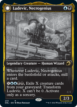 Ludevic, Necrogenius // Olag, Ludevic's Hubris [Innistrad: Double Feature] | Good Games Morley
