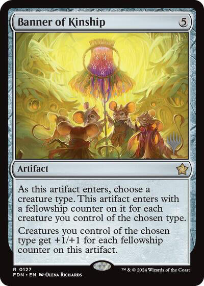 Banner of Kinship (Promo Pack) [Foundations Promos] | Good Games Morley