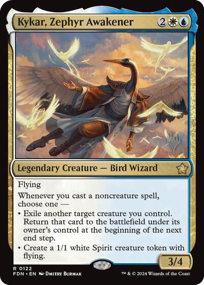 Kykar, Zephyr Awakener (Promo Pack) [Foundations Promos] | Good Games Morley