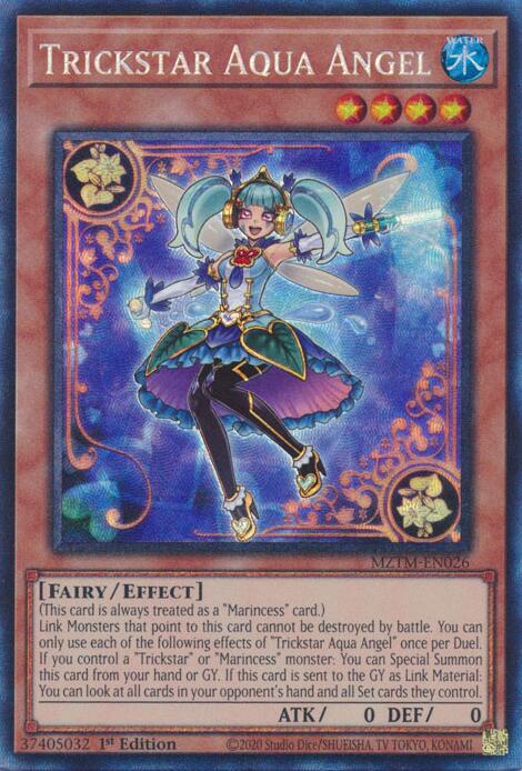 Trickstar Aqua Angel (Collector's Rare) [MZTM-EN026] Collector's Rare | Good Games Morley