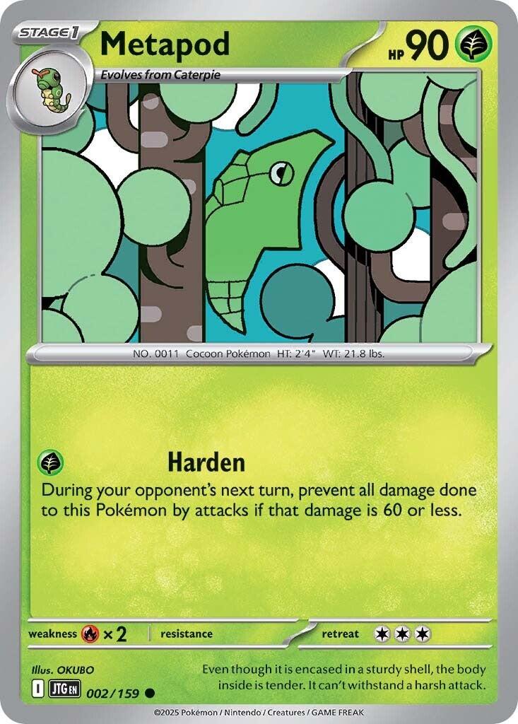 Metapod (002/159) [Scarlet & Violet: Journey Together] | Good Games Morley