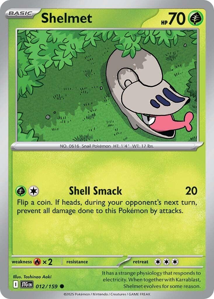 Shelmet (012/159) [Scarlet & Violet: Journey Together] | Good Games Morley