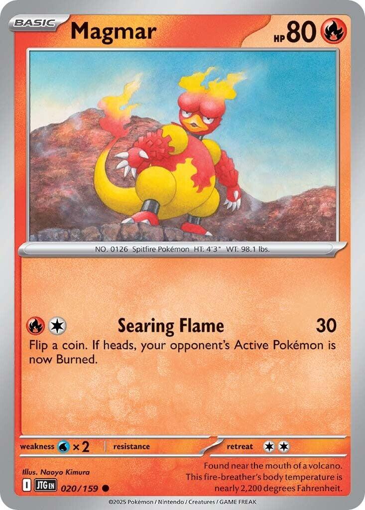 Magmar (020/159) [Scarlet & Violet: Journey Together] | Good Games Morley
