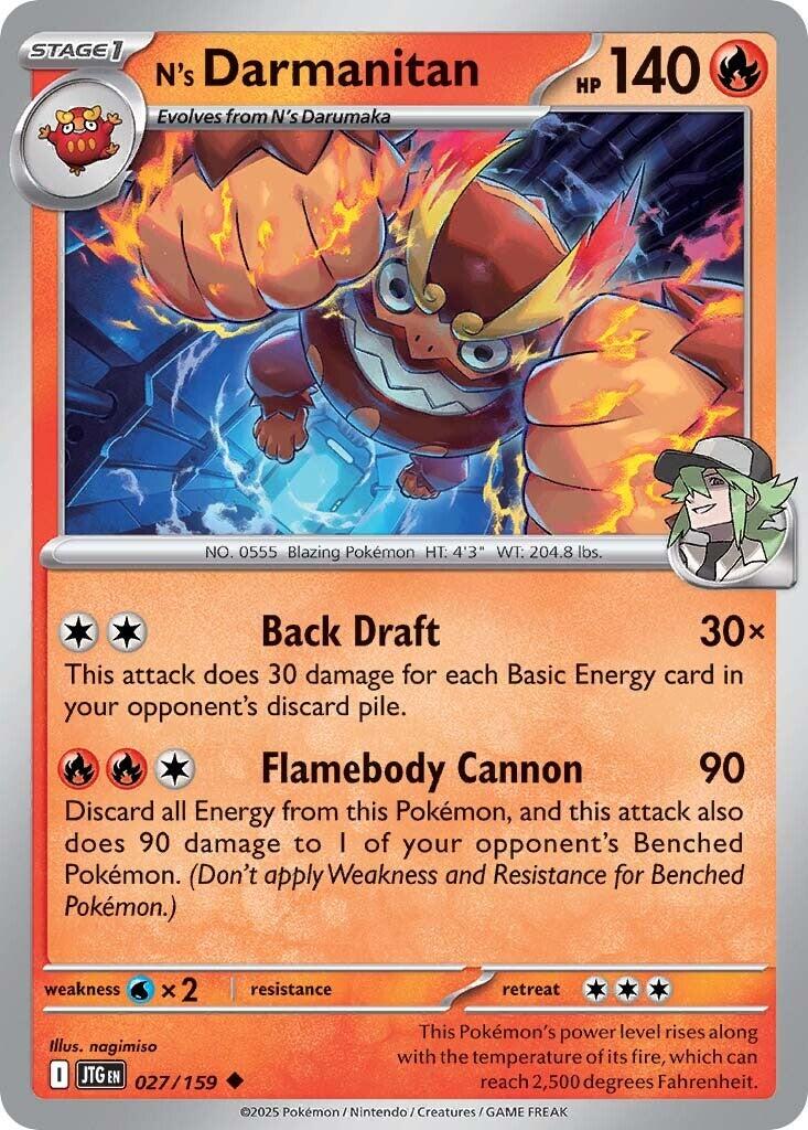 N's Darmanitan (027/159) [Scarlet & Violet: Journey Together] | Good Games Morley